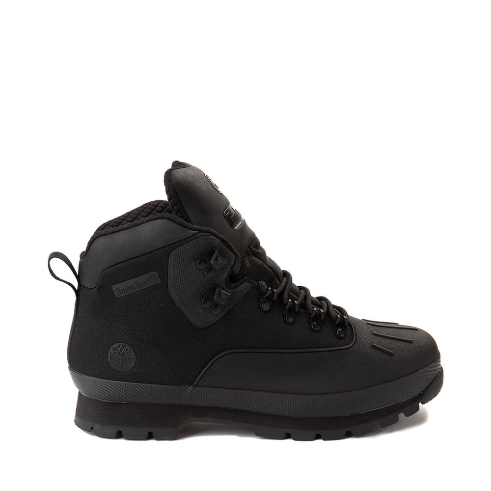 Like NEW Winter Timberland Black Men's Euro Hiker Shell Toe Boot size 9.5